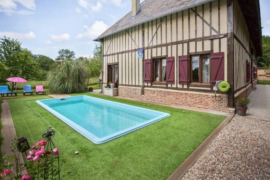 Hotel Les Trois Cornets Saint-Ouen-des-Champs Exterior foto